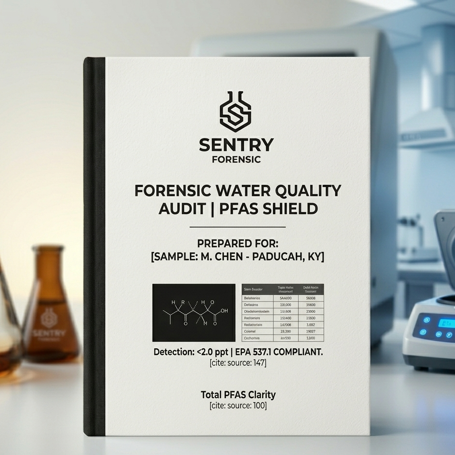 PFAS Shield | Forensic Water Quality Audit